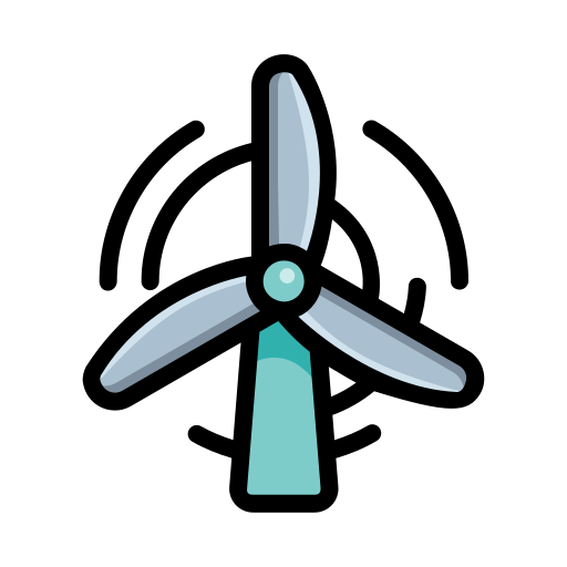 turbina de vento grátis ícone