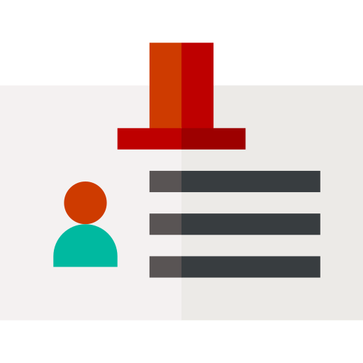 Удостоверение личности бесплатно иконка