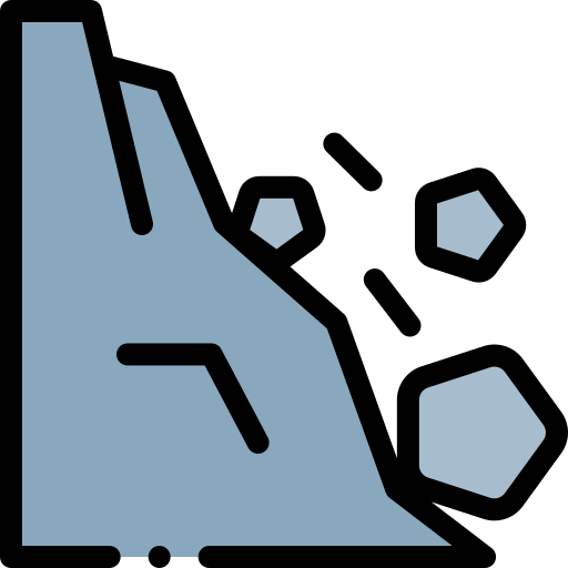 Landslide free icon