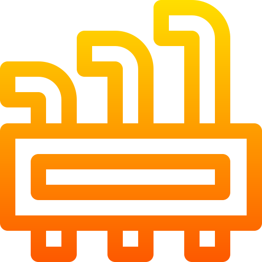 Keys Basic Gradient Lineal color icon