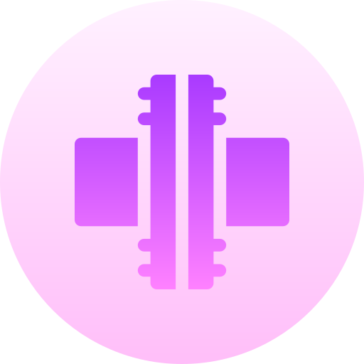 Flange Basic Gradient Circular icon