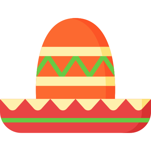 sombrero mexicano icono gratis