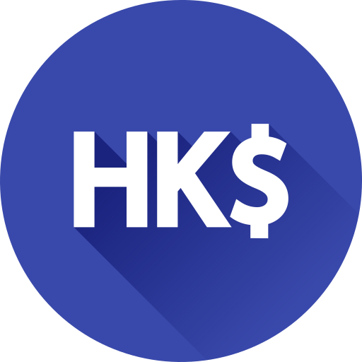 dolar de hong kong icono gratis