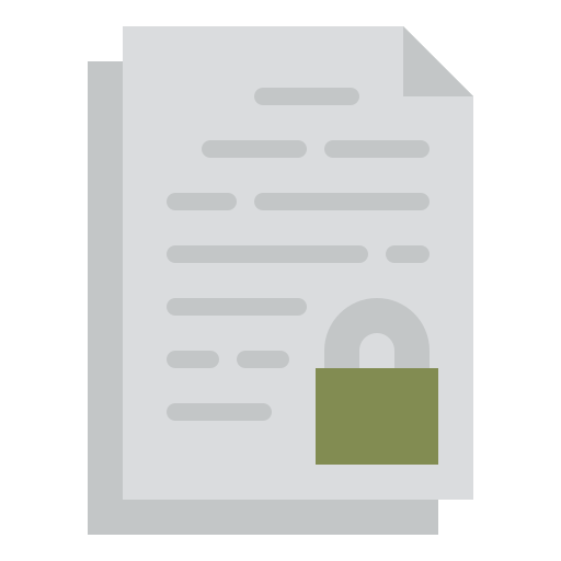 confidencialidad icono gratis