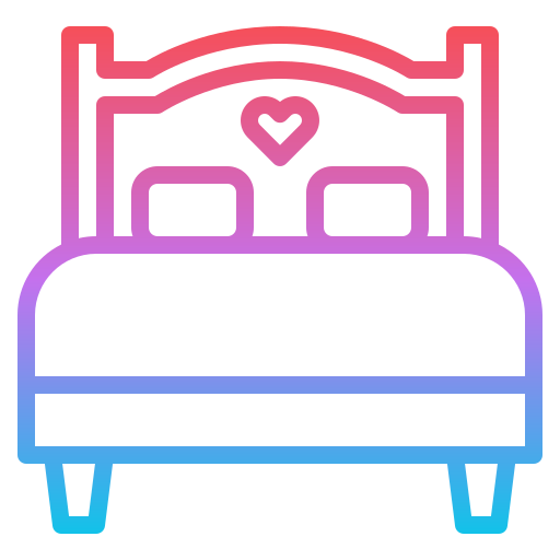 cama matrimonial icono gratis