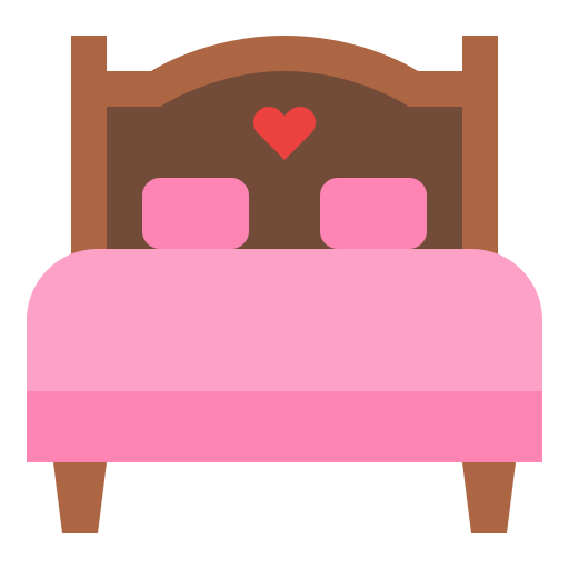 cama matrimonial icono gratis