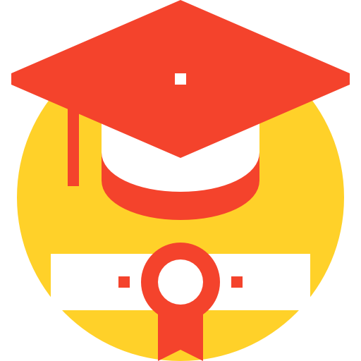 graduación icono gratis