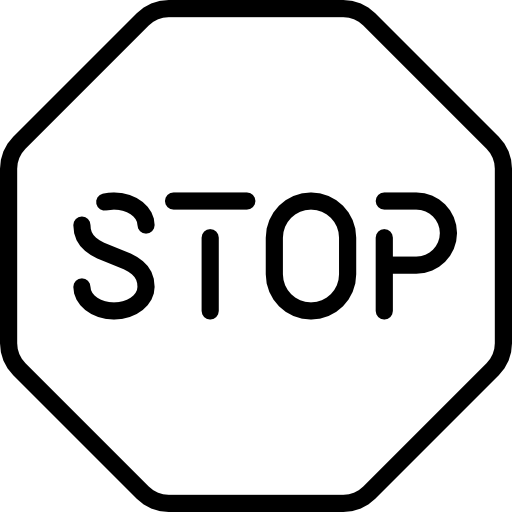 Stop - Free signs icons