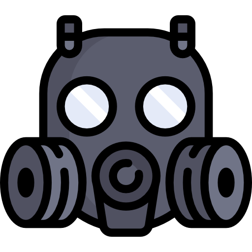 Gas mask Special Lineal color icon