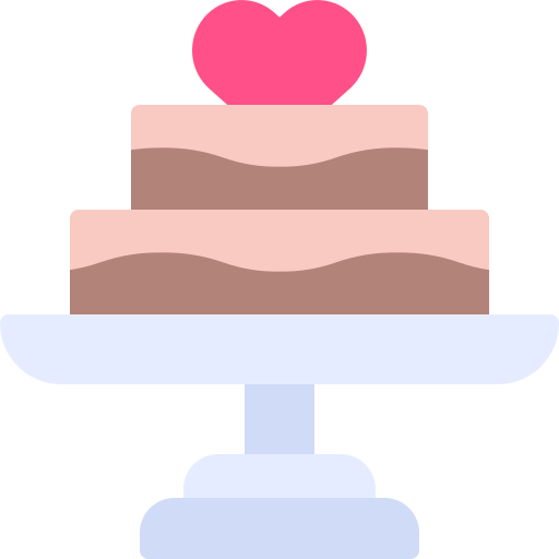 pastel de boda icono gratis