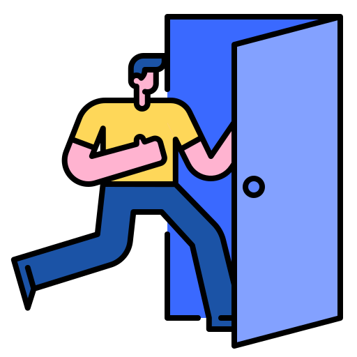 exit door clipart