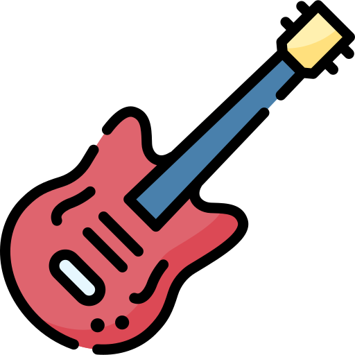 guitarra electrica icono gratis