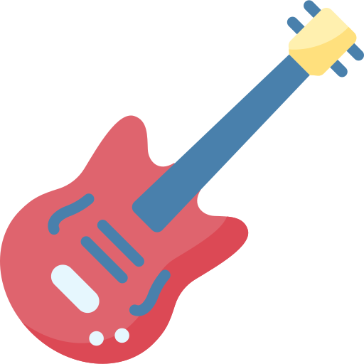 guitarra electrica icono gratis