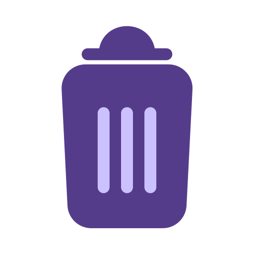 Trash can Generic Flat icon