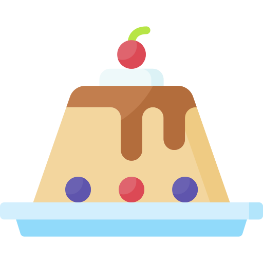 Pudding Special Flat icon