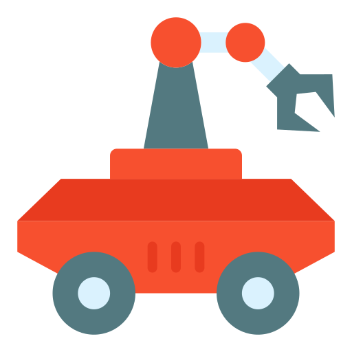 robot industrial icono gratis