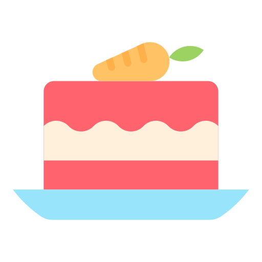 pastel de zanahoria icono gratis