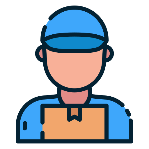 택배원 무료 아이콘