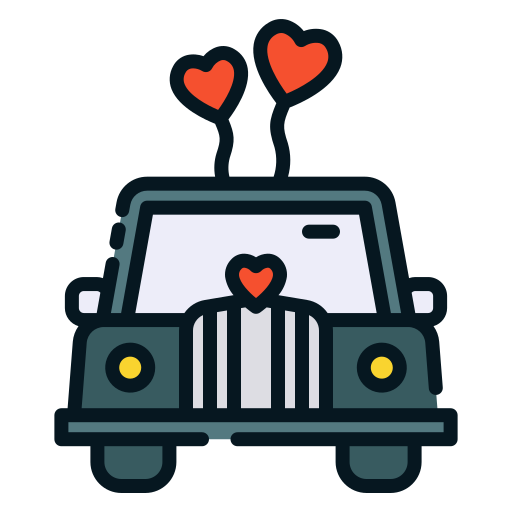 voiture de mariage Icône gratuit voiture de mariage Icône gratuit