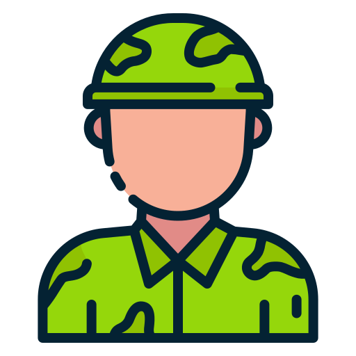 Soldier Good Ware Lineal Color icon