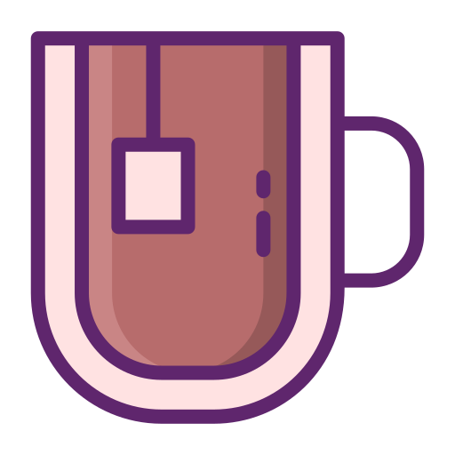 Black Tea Flaticons Lineal Color Icon