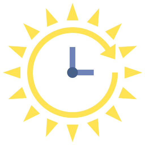 Daylight saving time Flaticons Flat icon