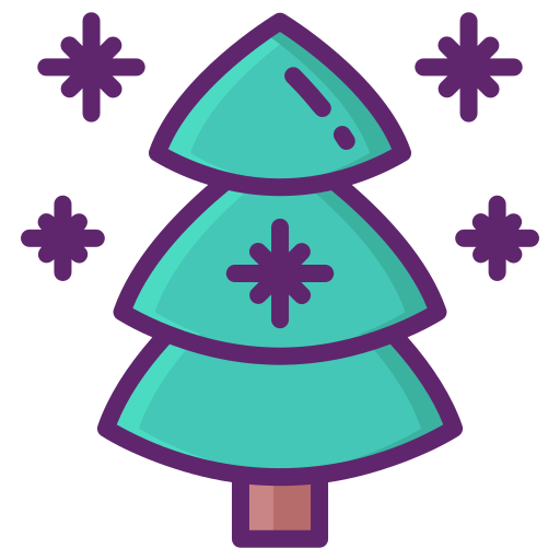 árbol de navidad icono gratis