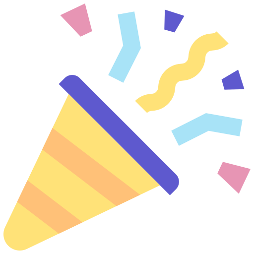 Confetti - free icon