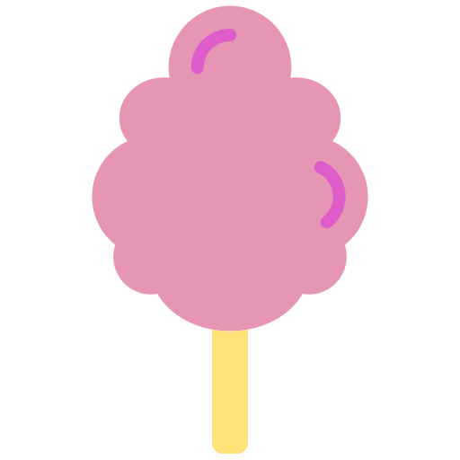 Cotton candy Good Ware Flat icon