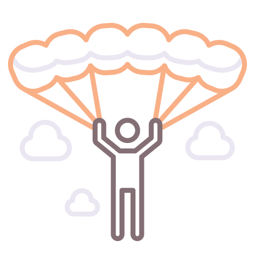 parachute Icône gratuit parachute Icône gratuit