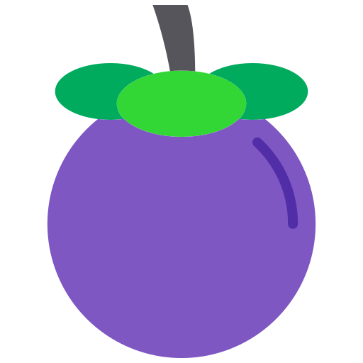 mangostán icono gratis