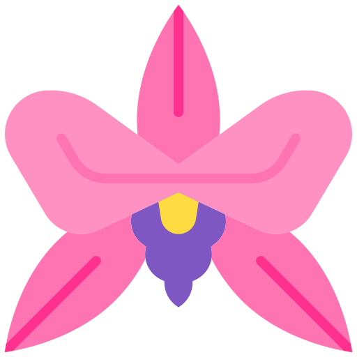 orquídea icono gratis