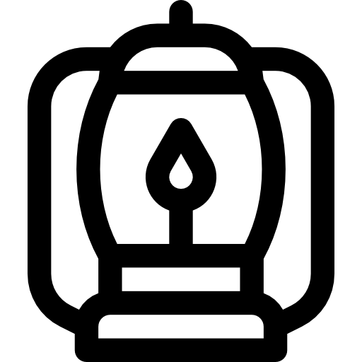 Oil lamp Basic Rounded Lineal icon