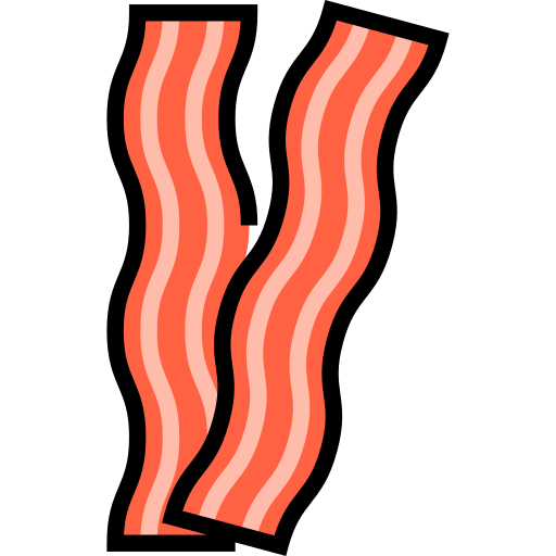 Bacon - Free food icons