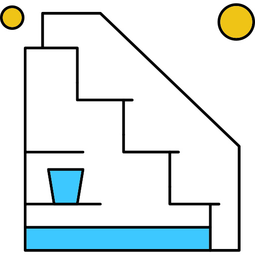 escalera icono gratis