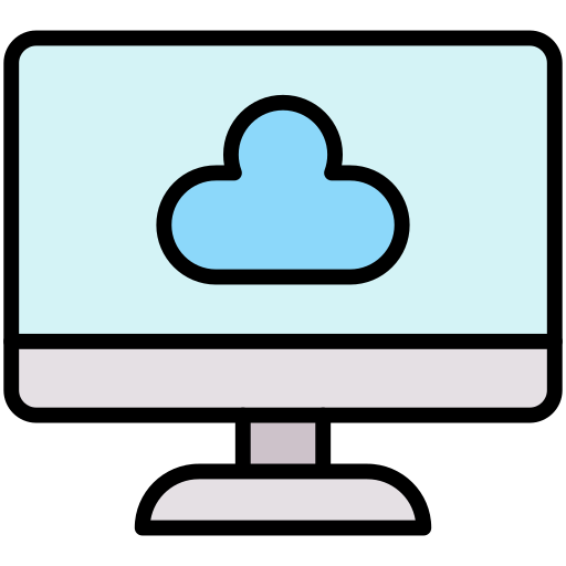 computación en la nube icono gratis