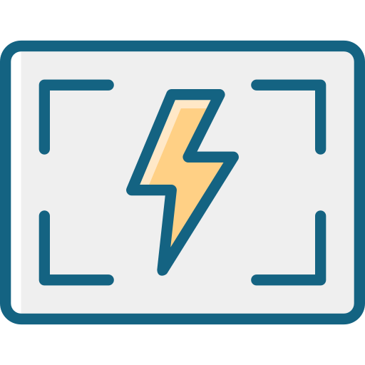 flash de la cámara icono gratis