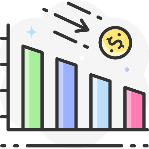 bolsa de valores icono gratis