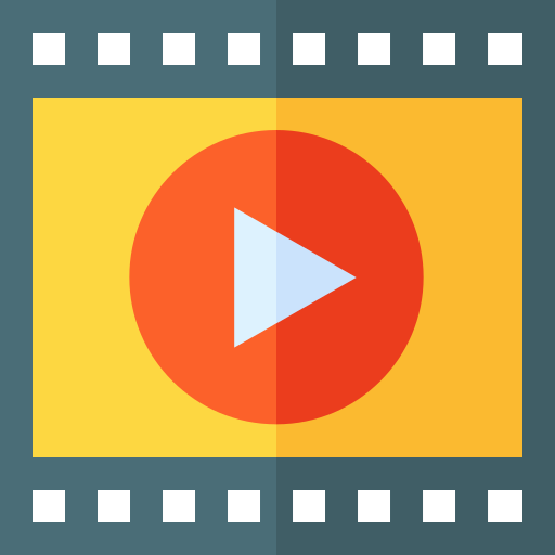 reproductor de video icono gratis