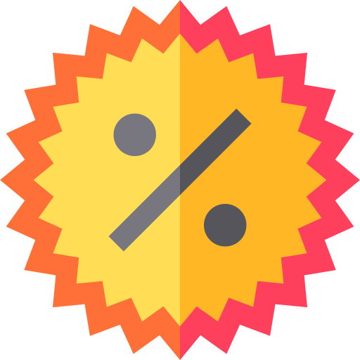remise Icône gratuit
