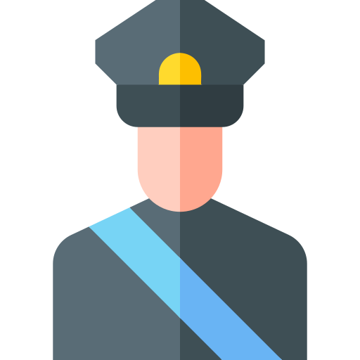 policier Icône gratuit policier Icône gratuit