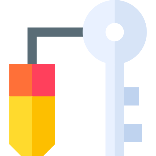 clé de la porte Icône gratuit