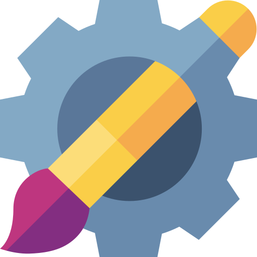 cepillo de pintura icono gratis