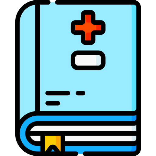 libro de medicina icono gratis