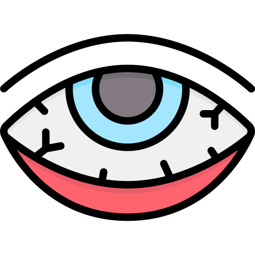 Conjunctivitis Generic Outline Color icon