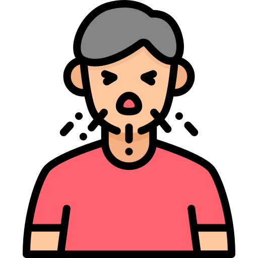 Dry cough - free icon