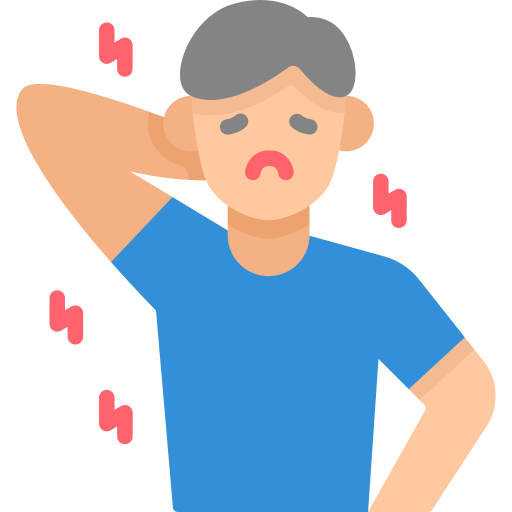 Muscle pain free icon Muscle pain free icon