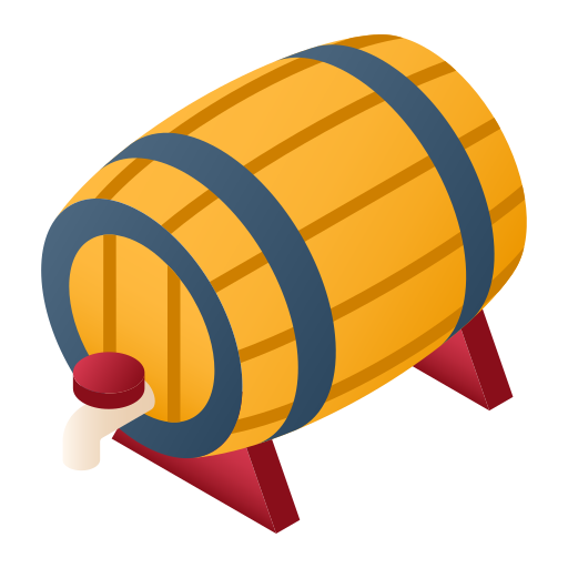 barril de vino icono gratis