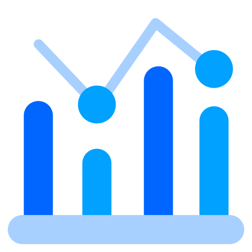 gráfico analítico icono gratis