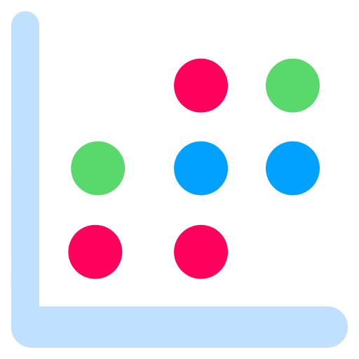 Scatter plot Generic Flat icon